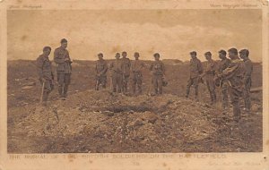 Burial of Two British Soldiers Battlefield Unused 