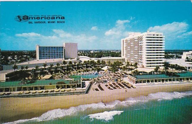 Florida Miami Beach The Americana Hotel 1961