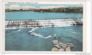 Scenic view,  Muskingum River Dam,  Zanesville,  Ohio,   PU_1910