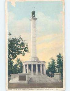 W-Border NEW YORK STATE CIVIL WAR MONUMENT Lookout Mountain Chattanooga TN F2879