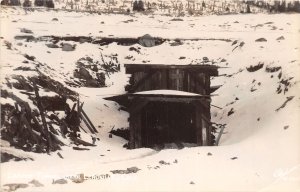 J36/ Leadville Colorado RPPC Postcard c1940s Carlton Tunnel Mining Mine 75