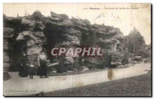 Postcard Old Rennes La Grotte du Jardin des Plantes