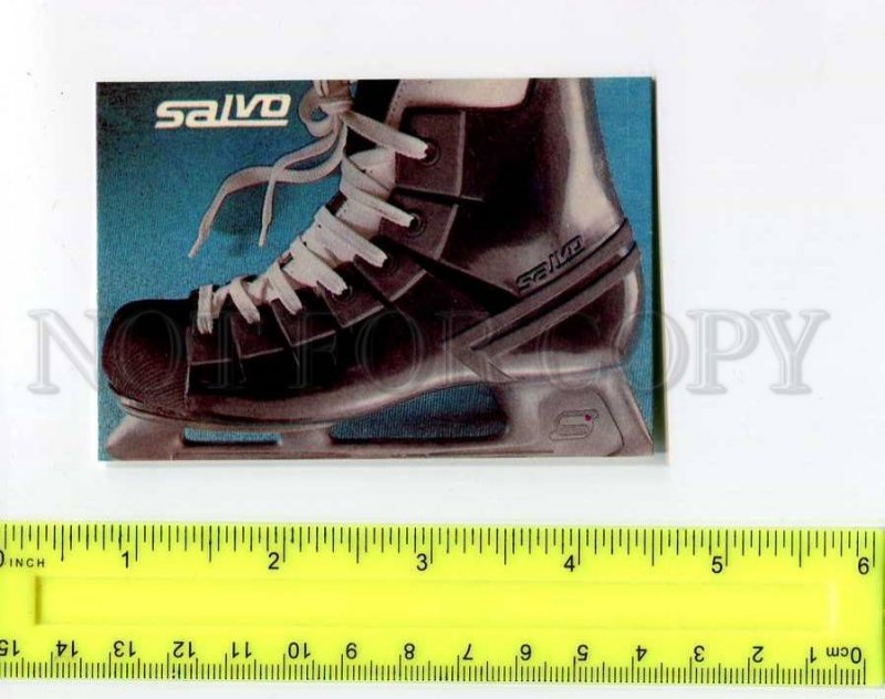 263839 USSR ESTONIA SALVO ADVERTISING Ski boots CALENDAR 1990 