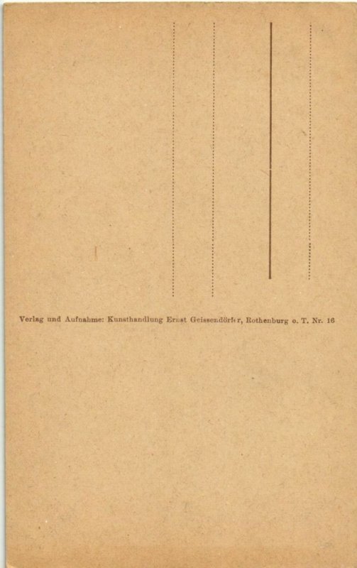 CPA AK Rothenburg- Wehrgang am Klingentor GERMANY (1074300)