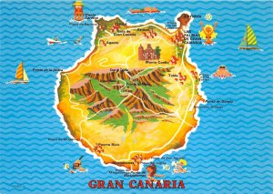 Lot 42 spain gran canaria island map