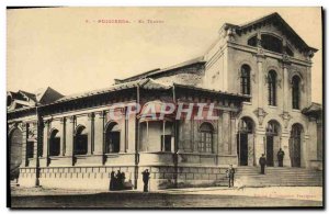 Old Postcard Puigcerda El teatro