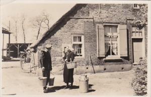 Netherlands Eemnes Village Scene 1954 Photo