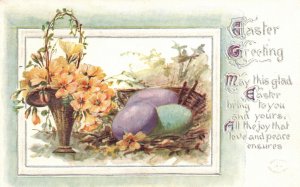 Vintage Postcard 1900's May This Glad Easter Bring To All The Joy Greetings