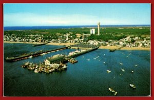 Massachusetts, Cape Cod - Aerial View Provincetown Harbor -  [MA- 1026]