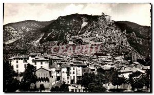 Old Postcard General view Gate National Entrevaux