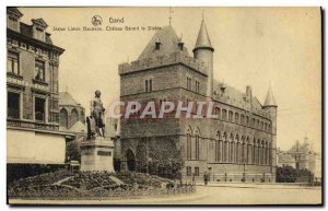 Old Postcard Statue Lieven Bauwens Ghent Chateau Gerard the Devil