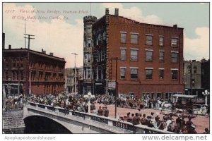 Pennsylvania New Castle View Of New Bridge Pearson Block & City Hall 1911
