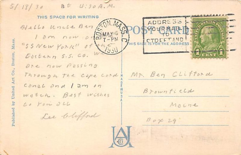 SS New York Eastern Steamship Line Ship 1930 