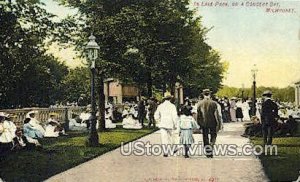 Lake Park, Concert Day - MIlwaukee, Wisconsin WI Postcard