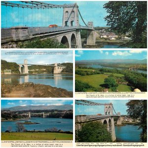 Wales Llanfairpwllgwyngyllgogerychwyrndrobwllllandysiliogogogoch bridge lot of 5