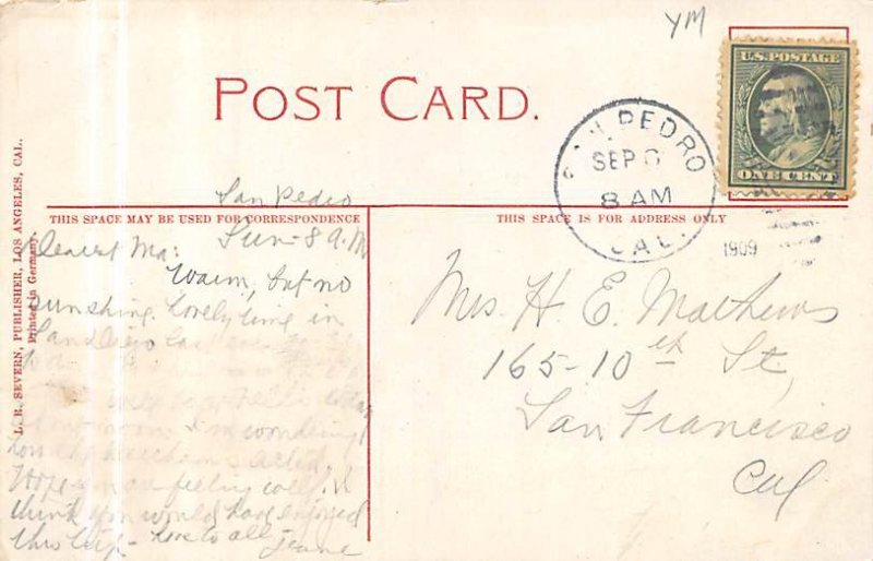 Surf at Alligator Head La Jolla California Postcard