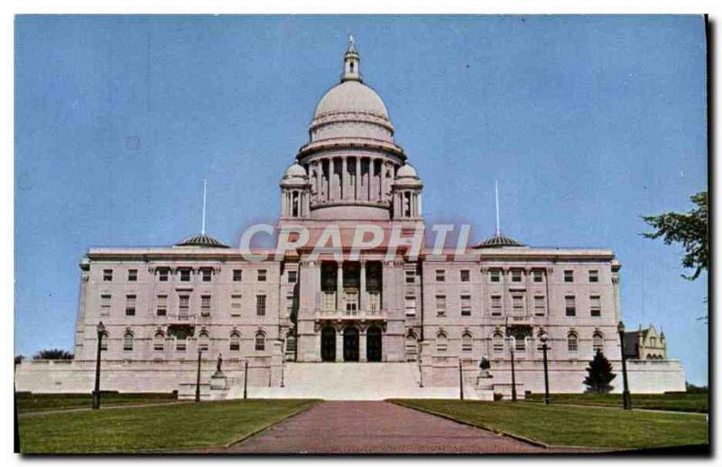 Old Postcard Rhode Island State Capitol U S Providence Road Weekdays Open To ...