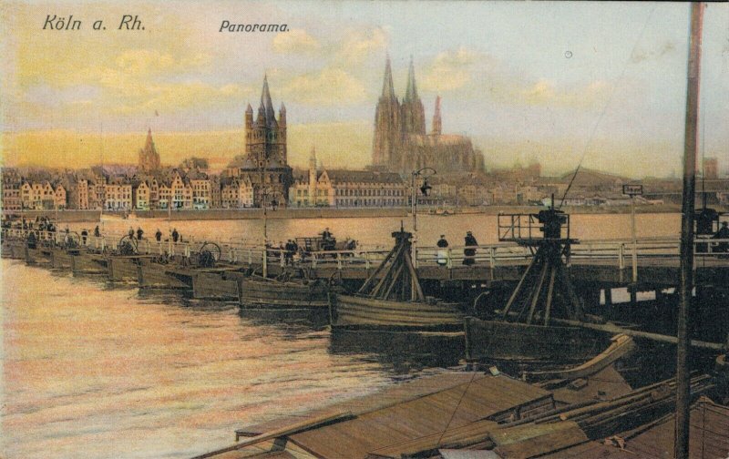 Germany Köln Rhein Panorama 04.42