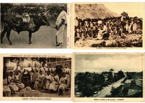 ANGOLA PORTUGAL COLONY 18 Vintage AFRICA Postcards (L2322)