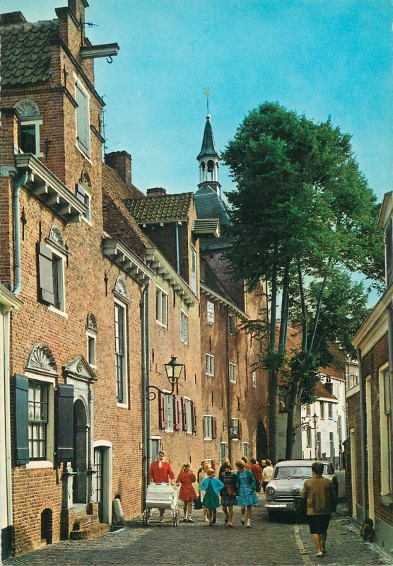 Netherlands Postcard Amersfoort Het Latijntje typical houses architecture