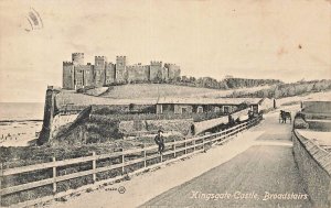 BROADSTAIRS KENT ENGLAND UK~KINGSGATE CASTLE~1914 PHOTO POSTCARD