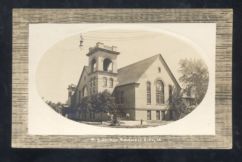 ROCKWELL CITY IOWA METHODIST EPISCOPAL CHURCH 1910 VINTAGE POSTCARD