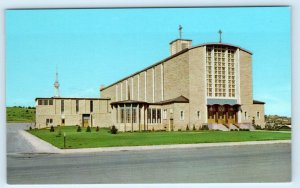 RAPID CITY, SD ~ Catholic Cathedral OUR LADY of PERPETUAL HELP c1960s Postcard