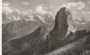 JUNGFRAU, MONCH, EIGER, Switzerland - Vintage POSTCARD