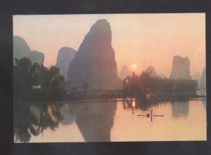 SUNRISE AT GAOTIAN CHINA CHINESE POSTCARD