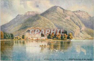 Old Postcard Lake Annecy and the Imperial Palace