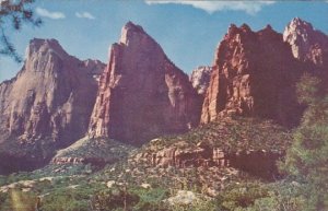 Utah Zion National Park Court Of The Patriarchs