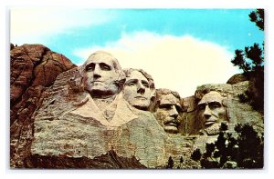 Mount Rushmore South Dakota Postcard