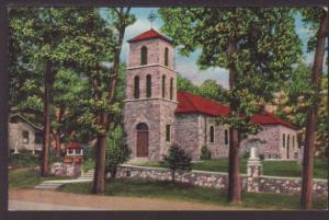 St Joseph's Catholic Church,in the Irish Hills Postcard 