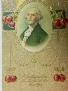 Vintage Postcard 1910's George Washington The Father of His Country