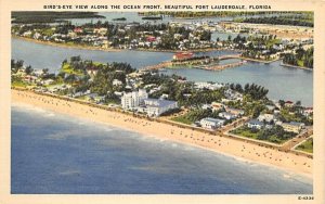 Bird's-Eye View along the Ocean Front Fort Lauderdale, Florida