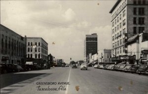 Tuscaloosa AL Alabama Greensboro Ave Real Photo Postcard