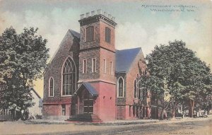 VANCOUVER WA Methodist Church Washington Vintage Hand-Colored Postcard ca 1910s