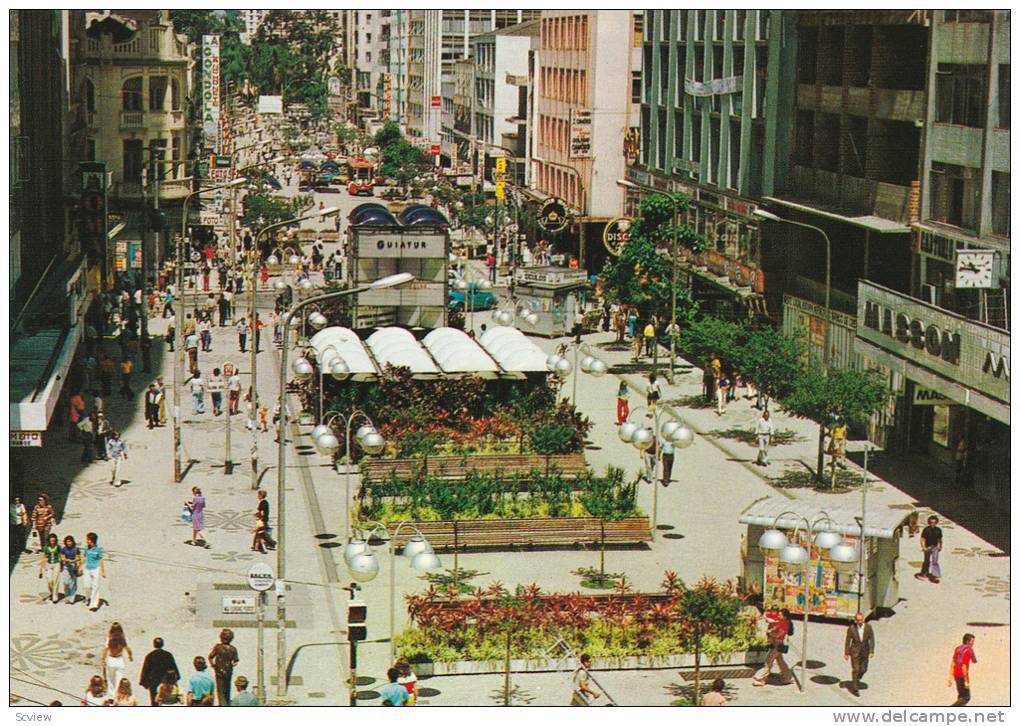 Brazil Curitiba Brasil Aspecto Da Praca Vintage RPPC 04.01  Latin & South  America - South America - Brazil, Postcard / HipPostcard