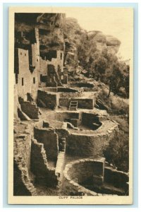 c1920's Cliff Palace Mesa Verde National Park Mancos Colorado CO Postcard 