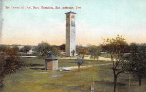 San Antonio Texas c1910 Postcard The Tower At Fort Sam Houston