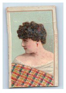 1880s Lovely Lady Tobacco #2 Card Label #6KE
