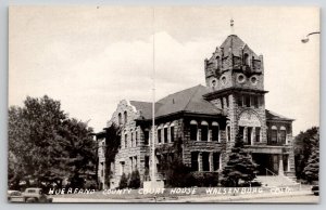 Walsenburg CO Colorado RPPC Huerfano County Courthouse  Postcard H29