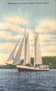 Windjammer, Camden Harbor, Camden, Maine, ME USA Sailboat Unused 