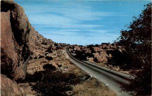 Vintage postcard: Texas Canyon, Dragoon Mountains, Arizona