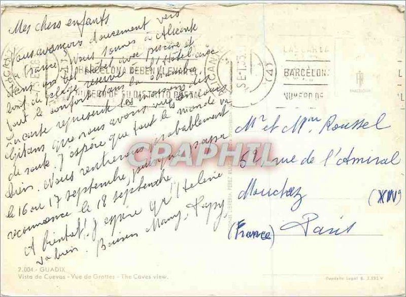 Postcard Modern Guadix Caves View