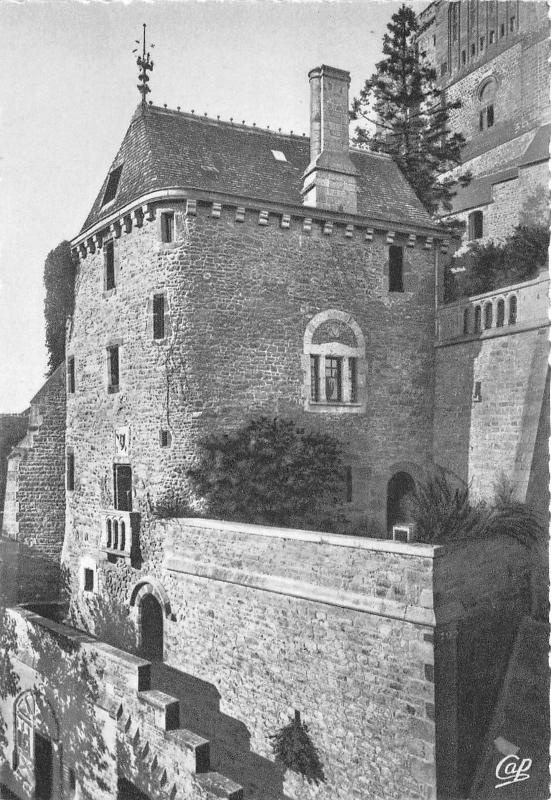 BR18051 la maison de Du Guesclin Le Mont Saint Michel   france