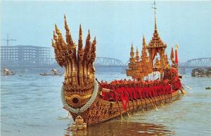 B90179 the royal barge anantanakraj phra buddha sihing barge   thailand 14x9cm