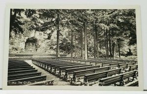 Oregon The Grotto Sanctuary of Our Sorrowful Mother RPPC Real Photo Postcard J4