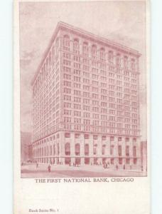 Divided-Back FIRST NATIONAL BANK BUILDING Chicago Illinois IL E5029