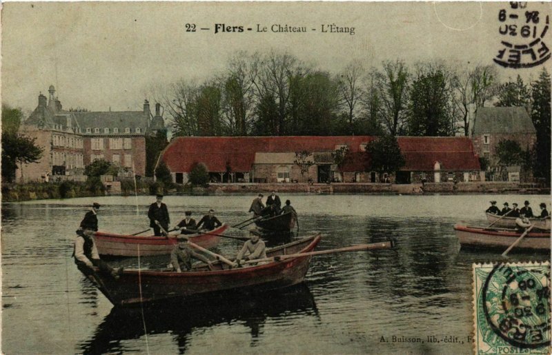 CPA AK FLERS Le Chateau l'Étang (868657)